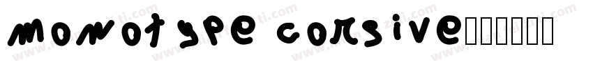monotype corsive字体转换